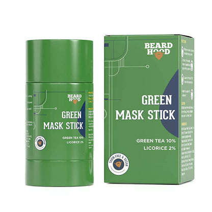 beardhood green tea cleansing mask stick for face buy in usa