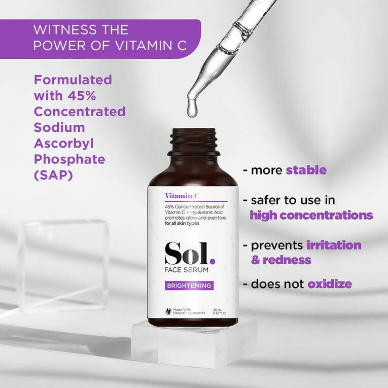 The Man Company Sol. Vitamin C Brightening Face Serum - Drmedicart