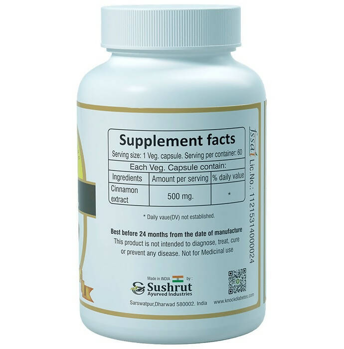 Sushrut Ayurved Good Health Cinnamon Veg Capsules