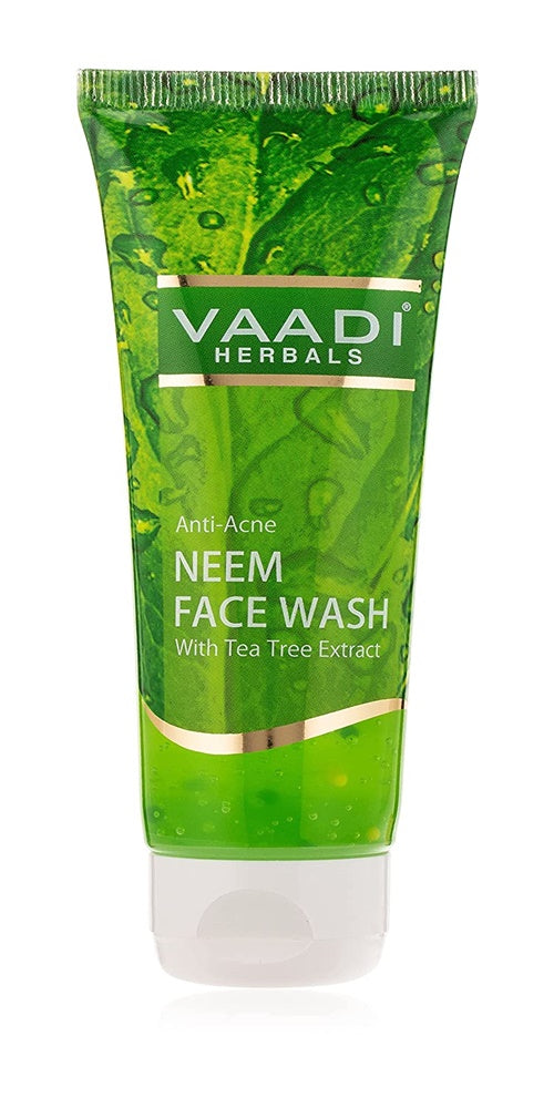 Vaadi Herbals Anti Acne Neem Face Wash With Tea Tree Extract 60ml