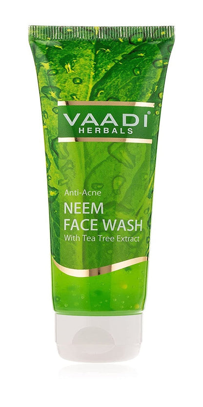Vaadi Herbals Anti Acne Neem Face Wash With Tea Tree Extract 60ml