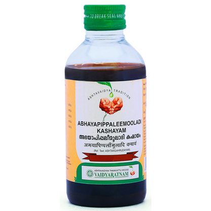 Vaidyaratnam Abhayapippaleemooladi Kashayam - Drmedicart