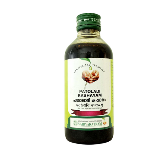 Buy Vaidyaratnam Patoladi Kashayam (Patolakaturohinyadi) from DrMediCart, Ship from India to USA
