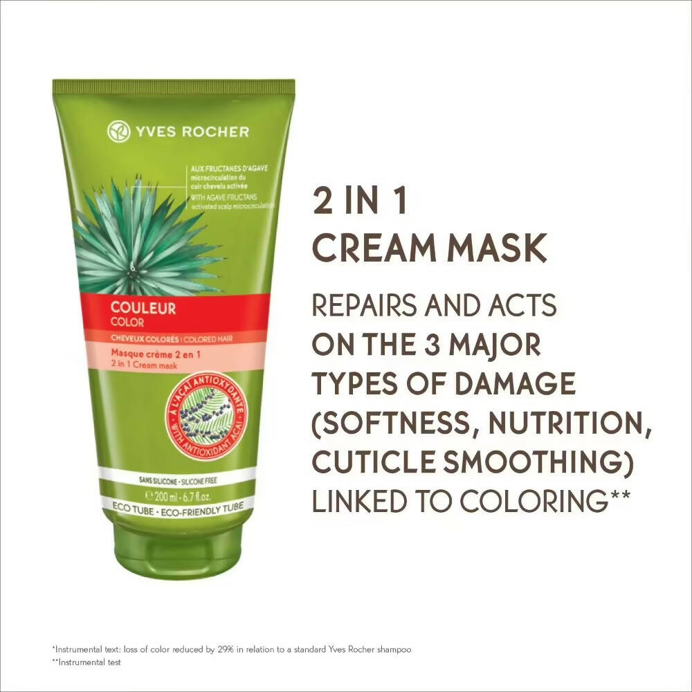 Yves Rocher Color 2 In 1 Cream Mask - DrMediCart