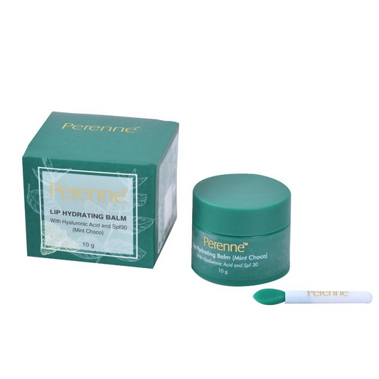 Perenne Lip Hydrating Balm With Hyaluronic Acid & SPF 30 - Mint Choco