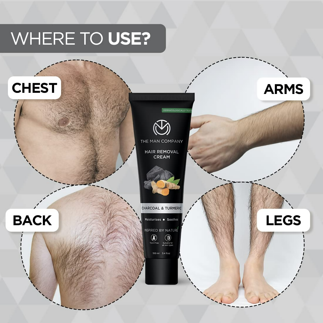 The Man Company Hair Removal Cream For Men