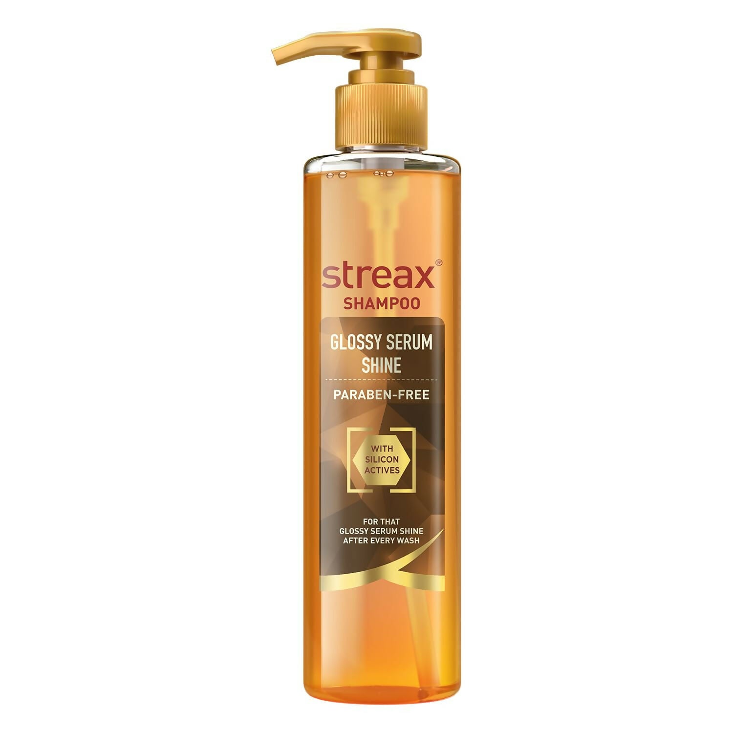 Buy Streax Glossy Serum Shine Shampoo with Silicon Actives For Frizzy and Dry Hair from DrMediCart, Ship from India to USA