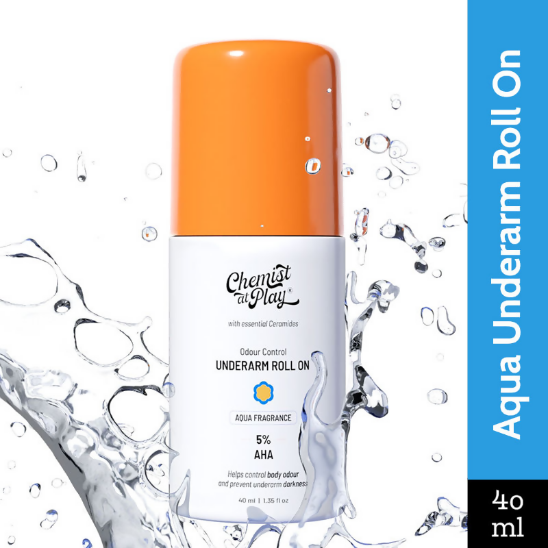 Chemist at Play 5% AHA Underarm Roll On Lactic Acid Deodrants