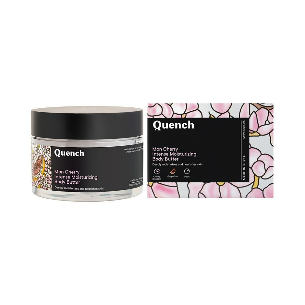 Quench Moisturizing Body Butter with Cherry Blossom Repairs Dry Damaged Skin