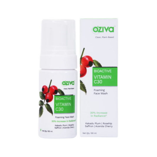Buy OZiva Bioactive Vitamin C30 Foaming Face Wash from DrMediCart, Ship from India to USA
