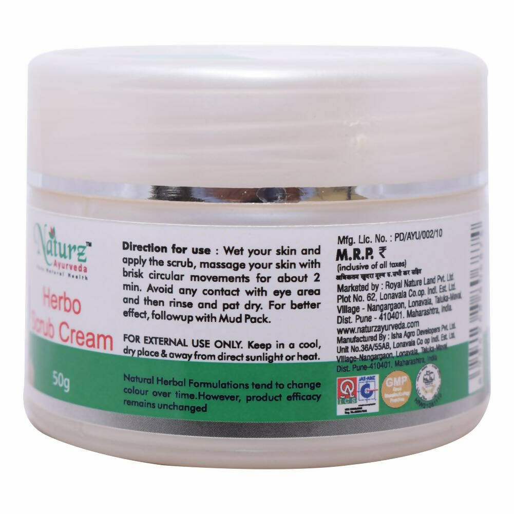 Naturz Ayurveda Herbo Scrub Cream - DrMediCart