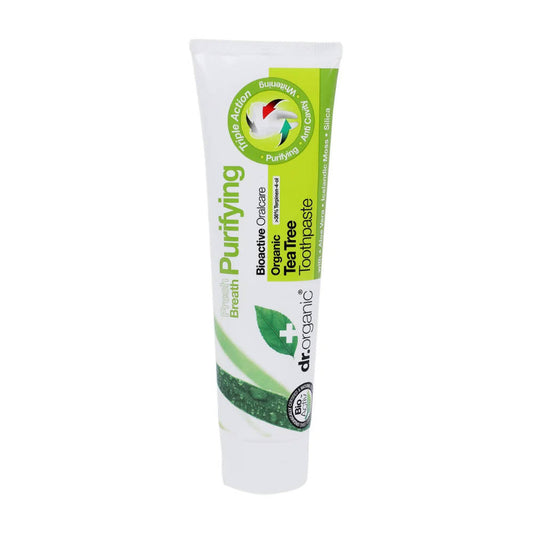 Dr.Organic Tea Tree Purifying Toothpaste - DrMediCart
