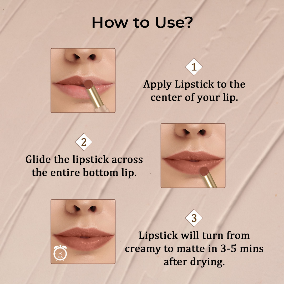 The Natural Wash Silky Matte Fusion Longstay Bullet Lipstick - Venus Violet