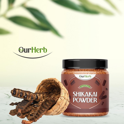 OurHerb Pure & Natural Shikakai Powder For Hair Care