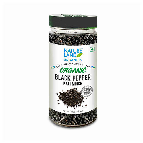 Buy Nature Land Organics Black Pepper (kali Mirch) from DrMediCart, Ship from India to USA