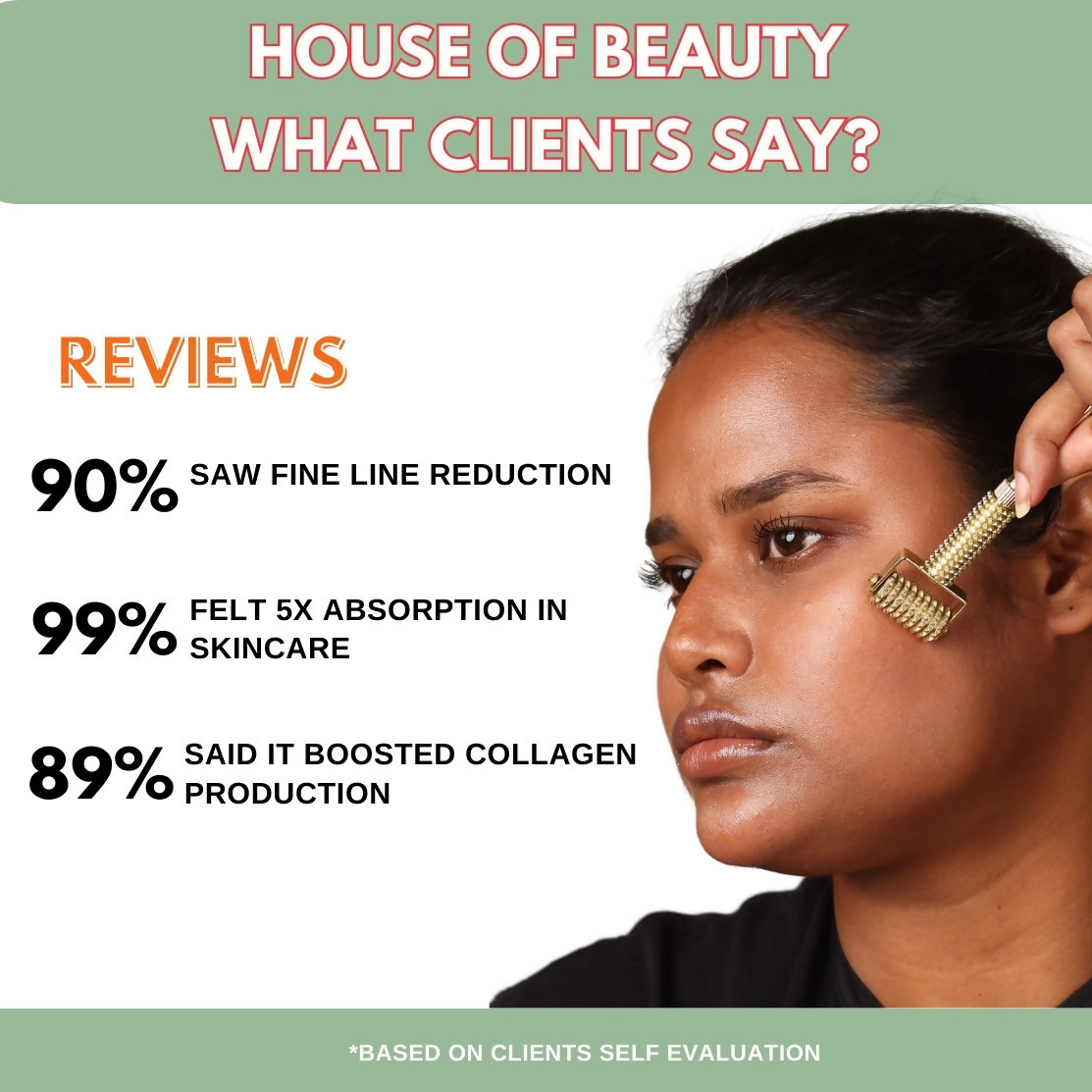 House of Beauty Gold Collagen Roller