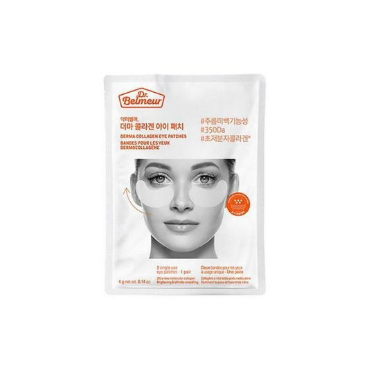 The Face Shop Dr.Belmeur Derma Collagen Hydrogel Eye Patches, For Under Eye Dark Cicle & Wrinkles