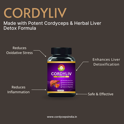 Cordy Herb Cordyliv Capsules - Liver Detox