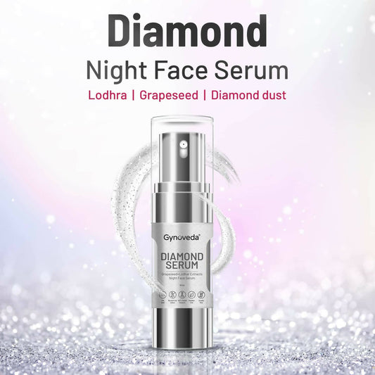 Buy Gynoveda Lodhra And Grapeseed Diamond Face Serum from DrMediCart, Ship from India to USA