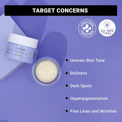 Sereko Vitamin C Night Face Cream for Brightening & Glowing Skin