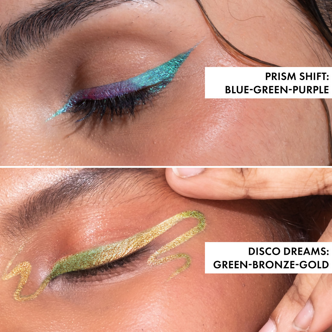 mCaffeine Shades Cosmic Craze Holographic Eyeliner - Prism Shift
