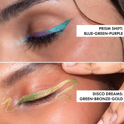 mCaffeine Shades Cosmic Craze Holographic Eyeliner - Prism Shift