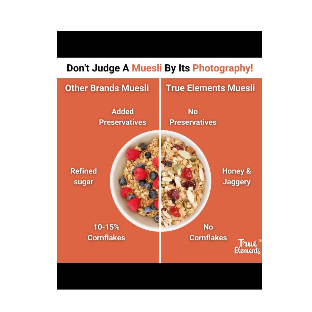 True Elements Nuts And Berries Muesli - Drmedicart