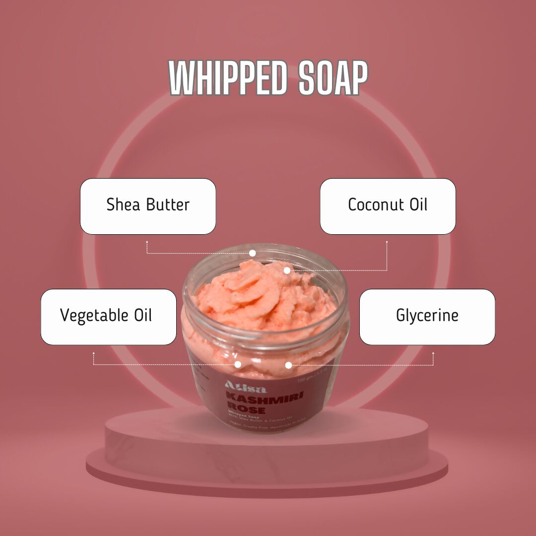 Buy Atisa Kashmiri Rose Whipped Soap from DrMediCart, Ship from India to USA