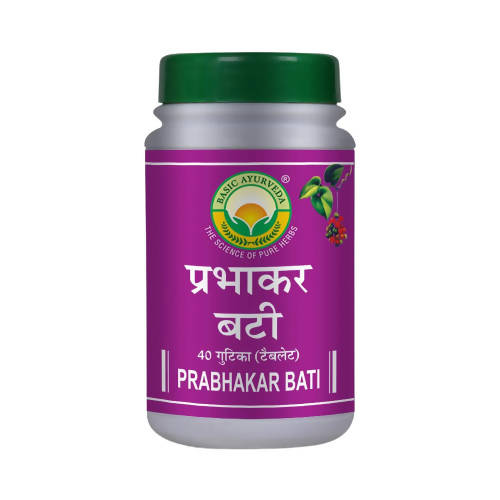 Buy Basic Ayurveda Prabhakar Bati from DrMediCart, Ship from India to USA