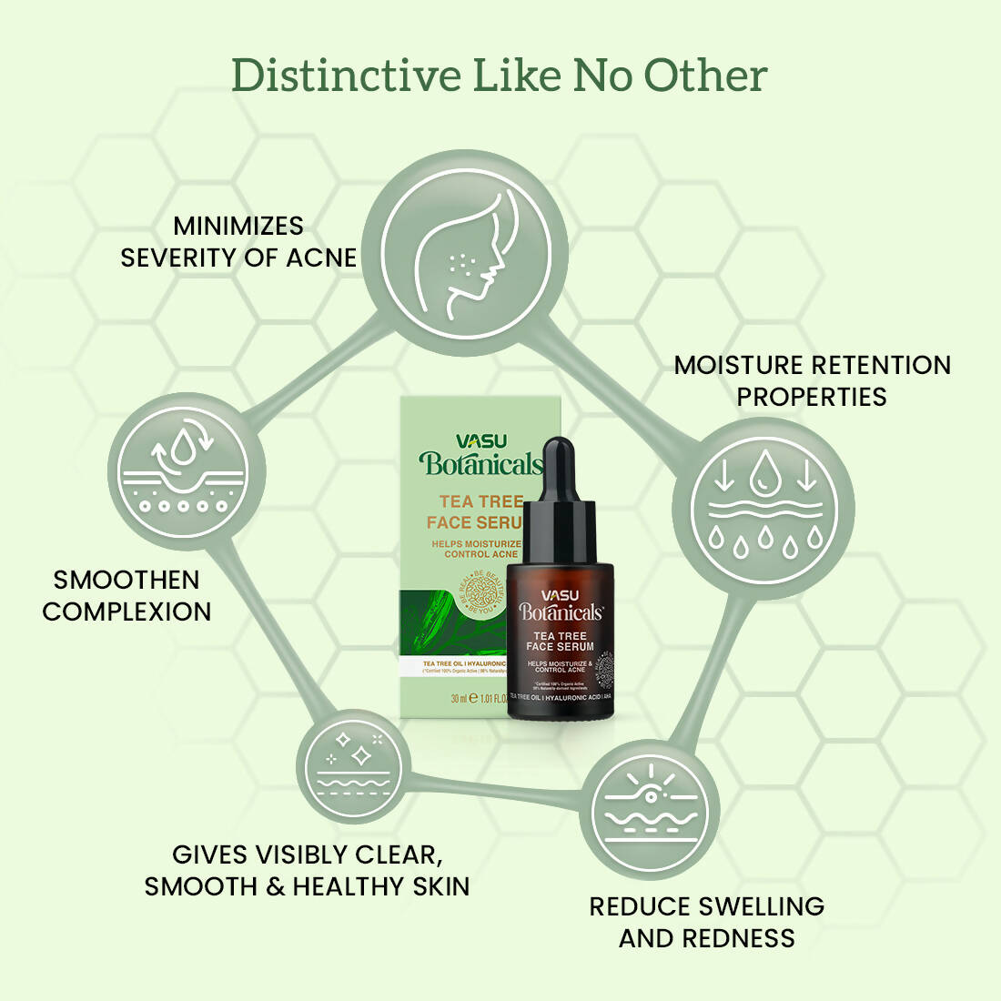 Vasu Healthcare Botanicals Tea Tree Face Serum - Drmedicart