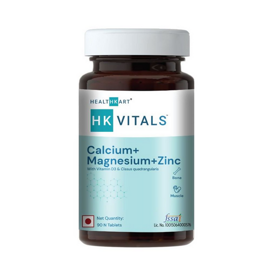 HK Vitals Calcium + Magnesium + Zinc Tablets