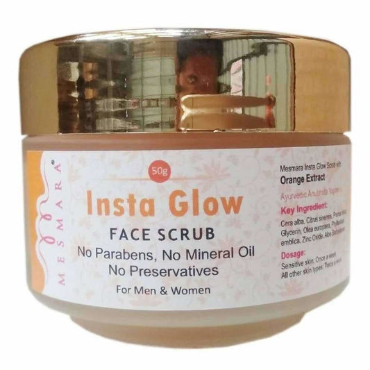Buy Mesmara Insta Glow Face Scrub 50 g from DrMediCart, Ship from India to USA