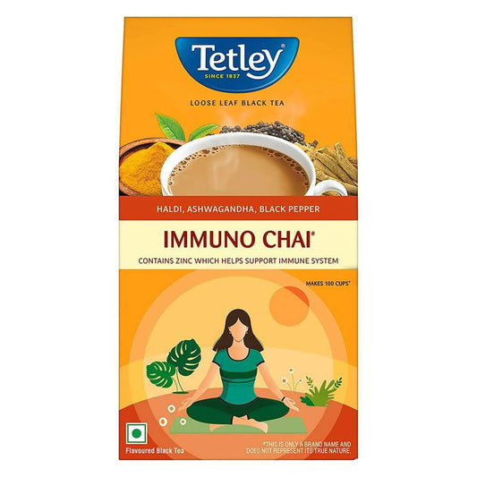 Buy Tetley Immuno Chai Loose Leaf Flavoured Black Tea from DrMediCart