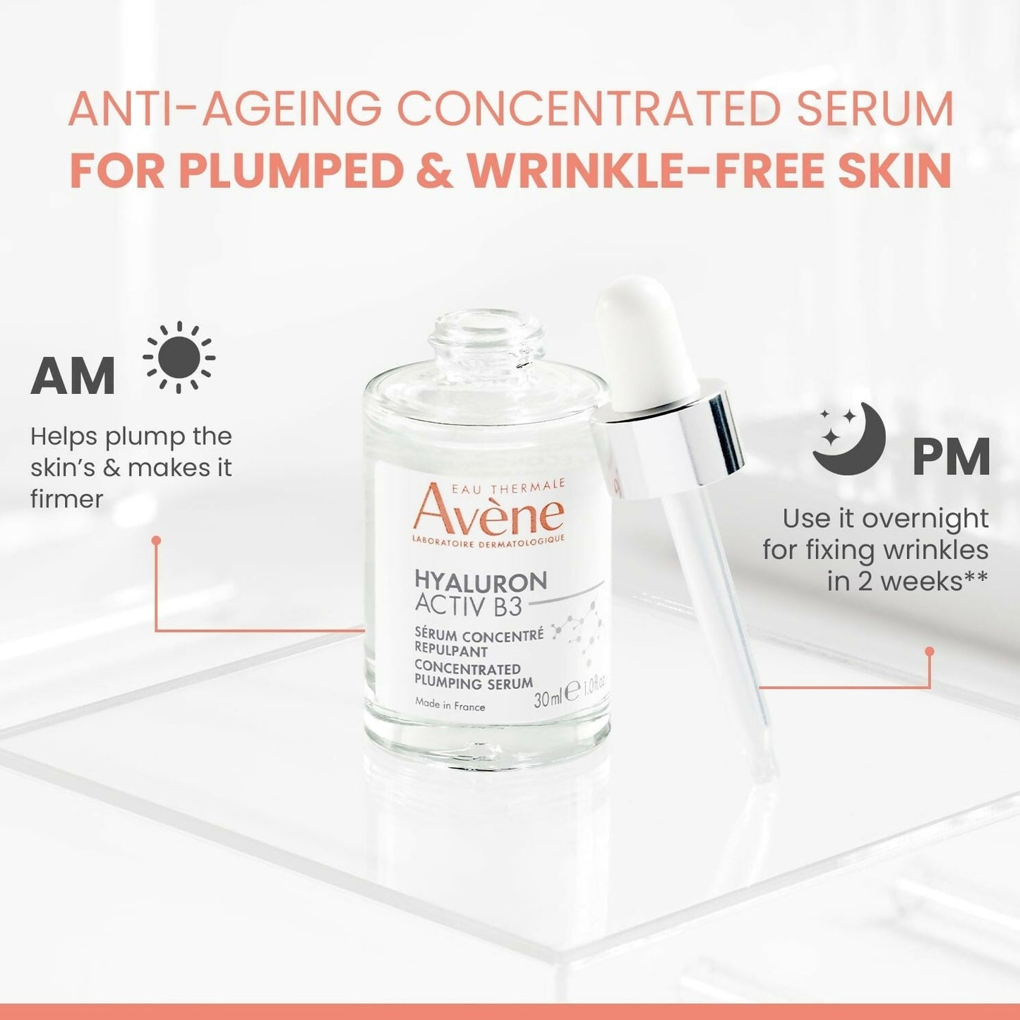 Avene Hyaluron Activ B3 Concentrated Plumping Serum