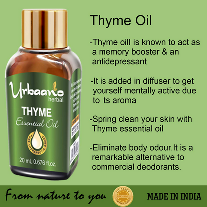 Urbaano Herbal Thyme Essential Oil