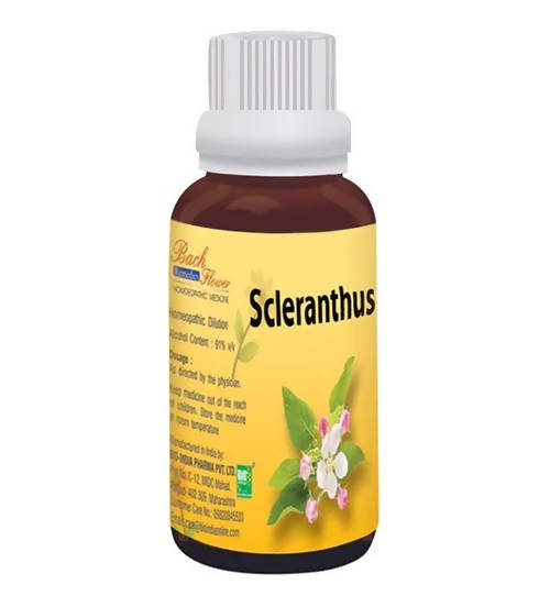 Buy Bio India Homeopathy Bach Flower Scleranthus Dilution from DrMediCart, Ship from India to USA