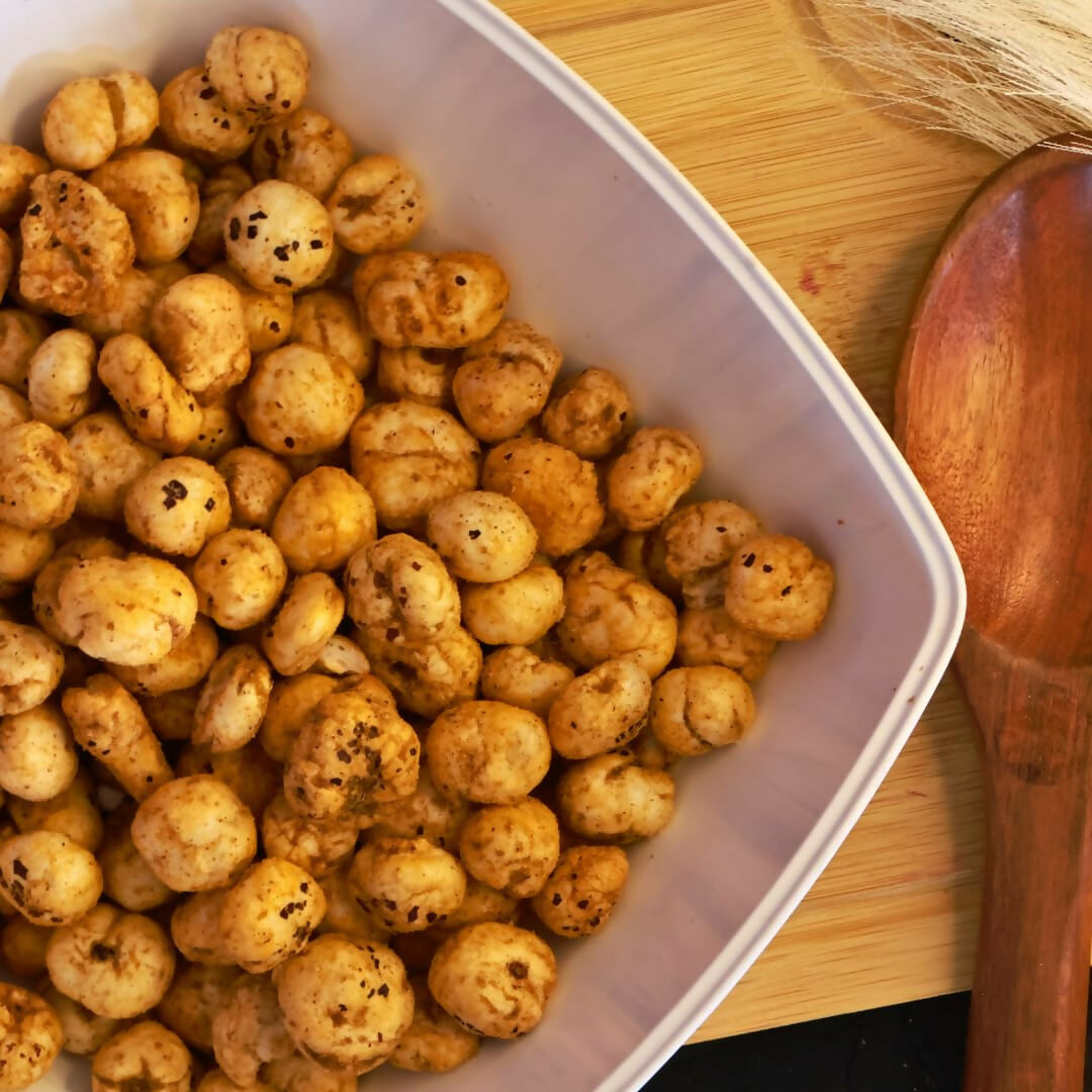 Healthy Master Crispy Roasted Fox Nuts (Makhana) - Peri Peri Flavour