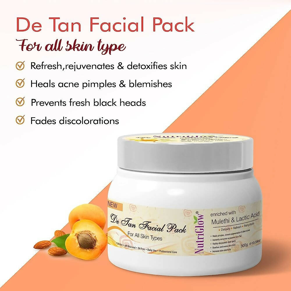 NutriGlow De Tan Facial Pack