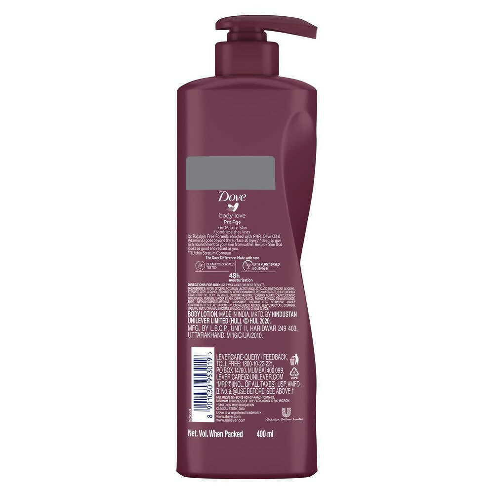 Buy Dove Body Love Pro Age Body Lotion for Mature Skin from DrMediCart, Ship from India to USA