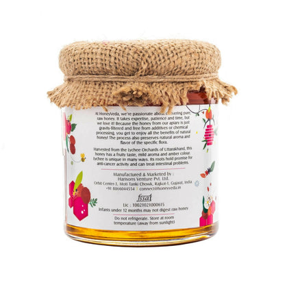 HoneyVeda Premium Raw Lychee Honey