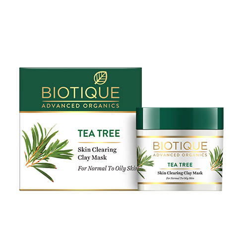 biotique advanced organics tea tree skin clearing clay mask buy in usa