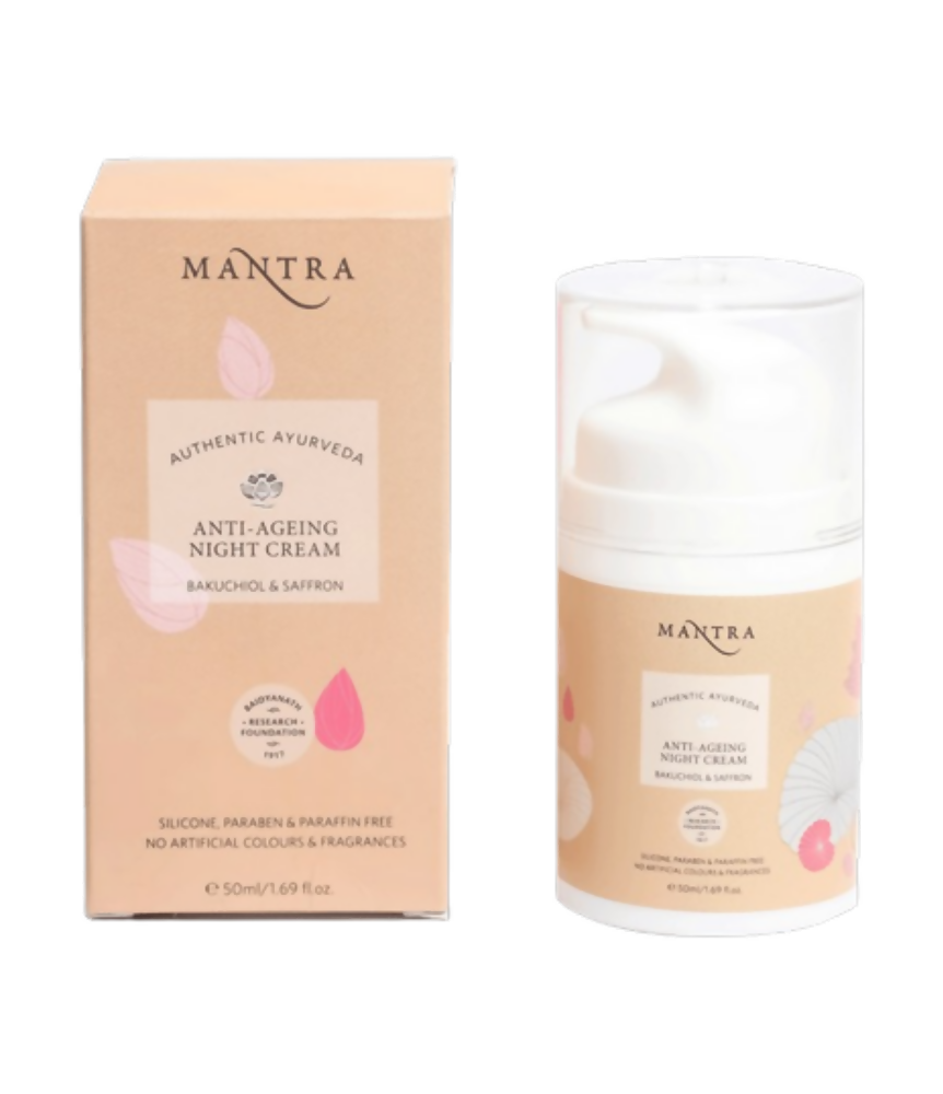 Buy Mantra Herbal age care  Night Cream Bakuchiol & Saffron from DrMediCart, Ship from India to USA
