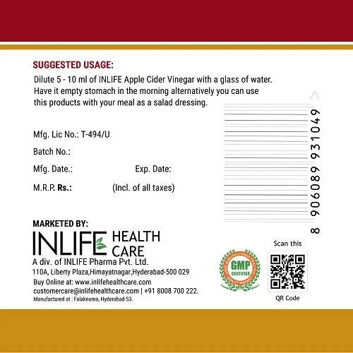 Inlife Apple Cider Vinegar