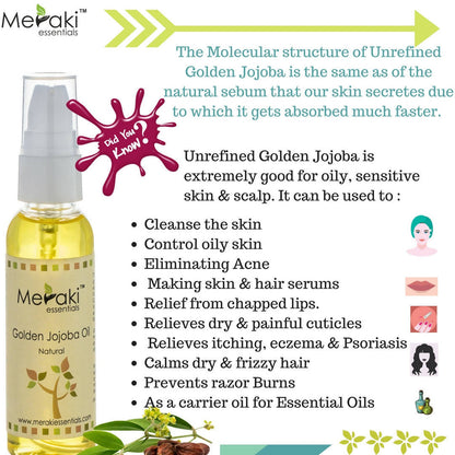 Meraki Essentials Golden Jojoba Oil