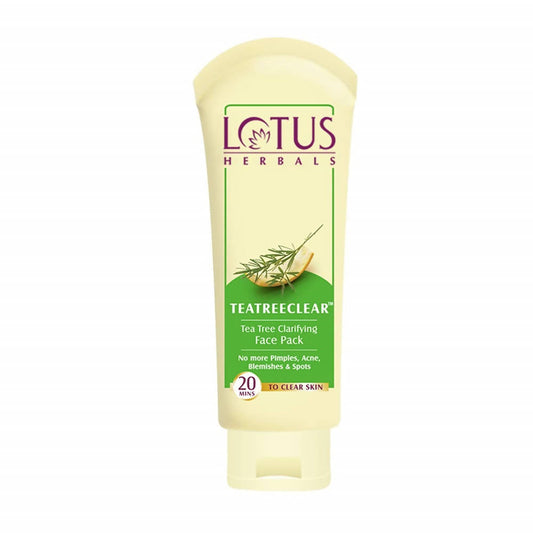 Buy Lotus Herbals Teatreeclear Tea Tree Clarifying Face Pack from DrMediCart, Ship from India to USA