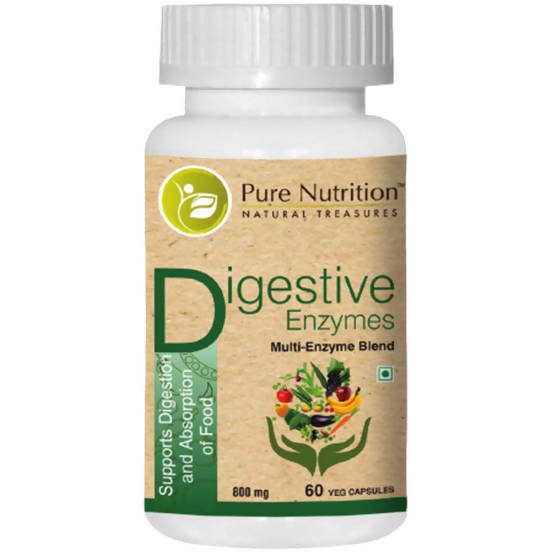 Pure Nutrition Digestive Enzymes with Bromelain Veg Capsules