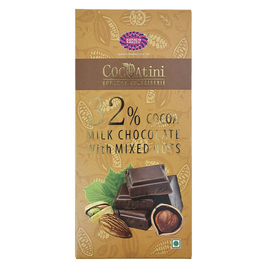 Buy Cocoatini 32% Cocoa Milk Chocolate With Mixed Nuts from DrMediCart