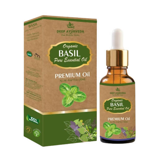 Deep Ayurveda Basil Pure Essential Oil - DrMediCart