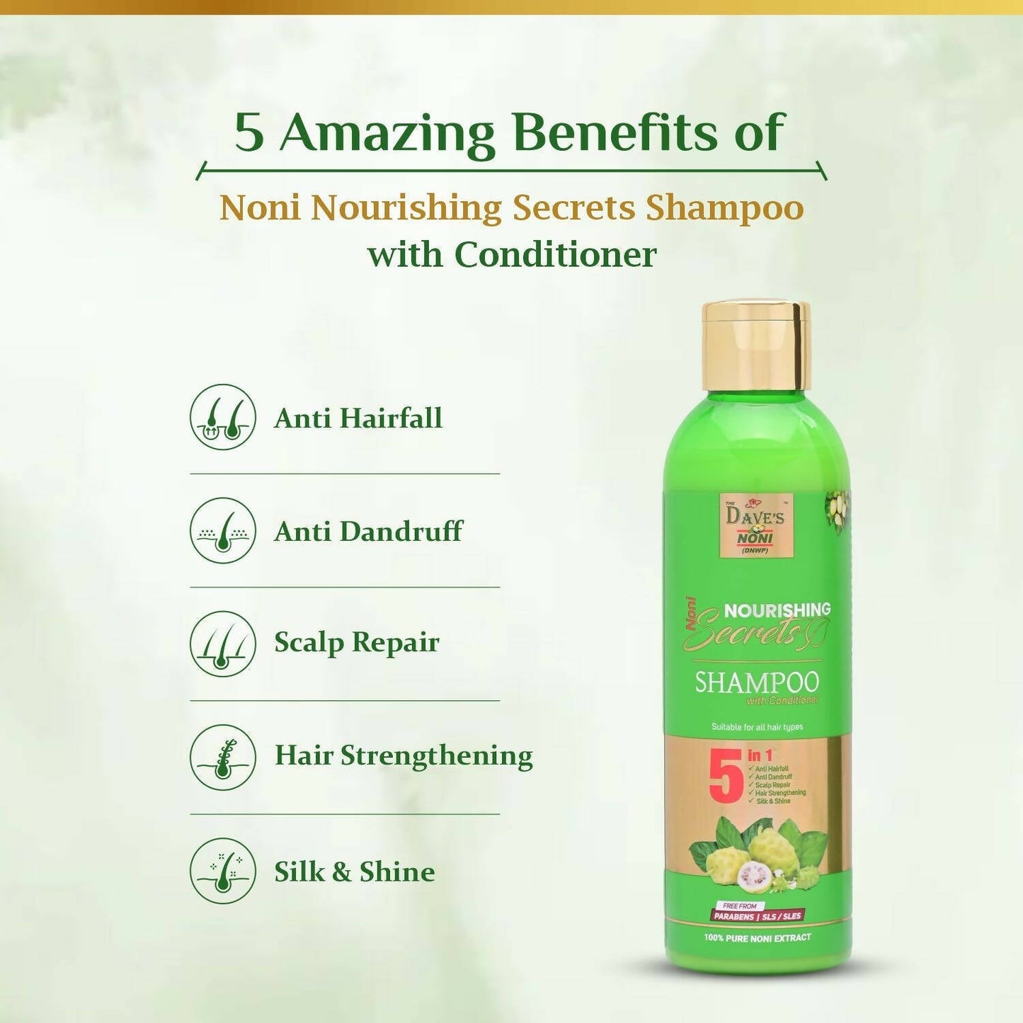 The Dave's Noni Nourishing Secrets Shampoo with Conditioner - Drmedicart