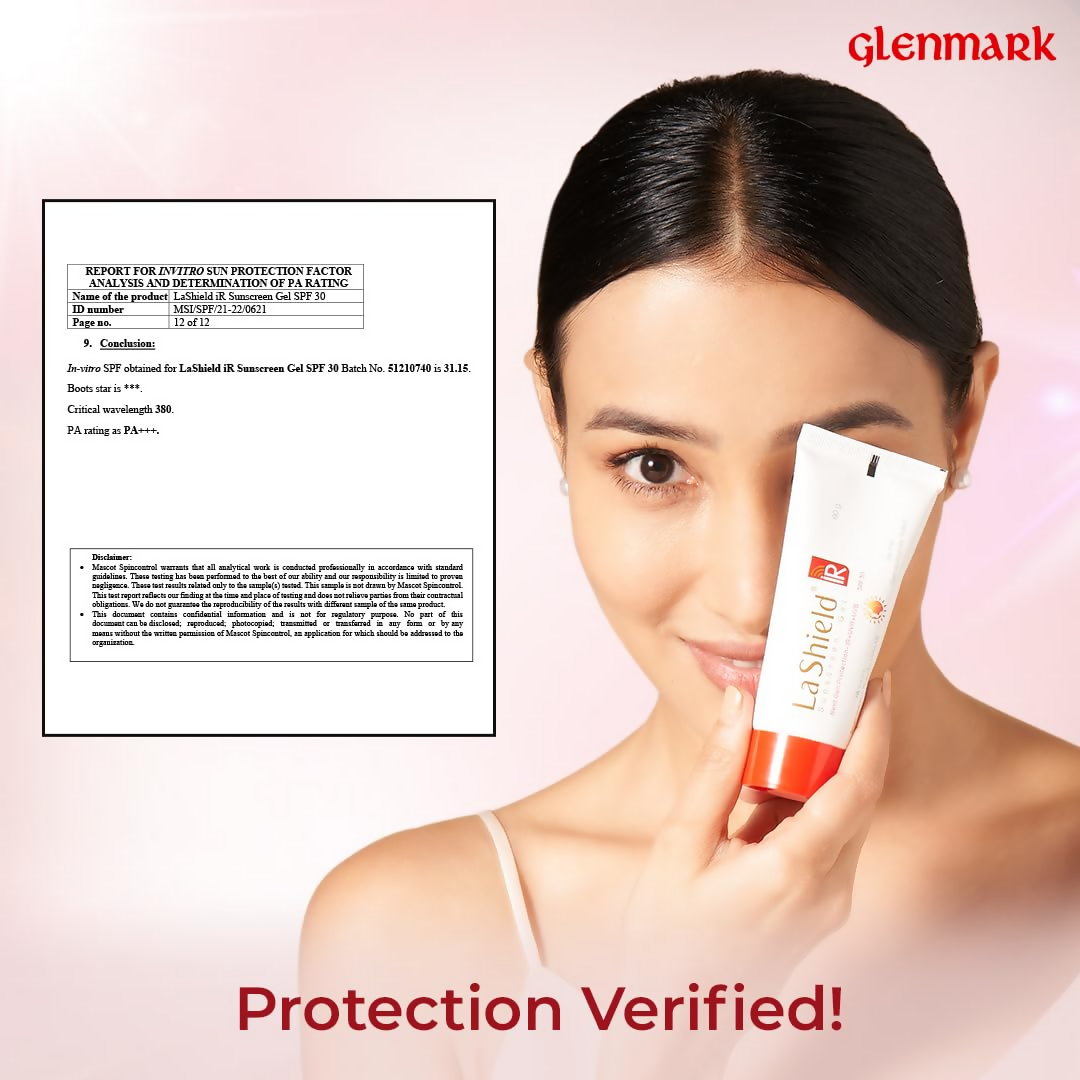 La Shield IR SPF 30 PA +++ Mineral Sunscreen Gel